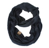 CC scarf wool knit bib winter collar