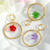 Color Geometric Advanced Sense Ear Rings