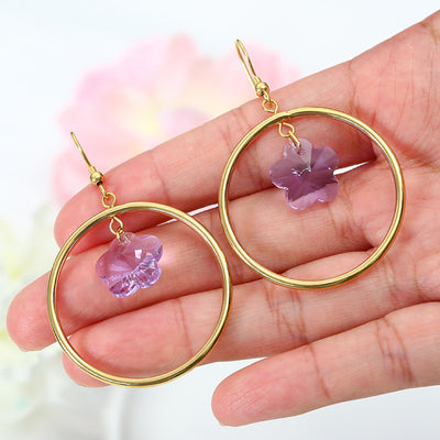 Color Geometric Advanced Sense Ear Rings