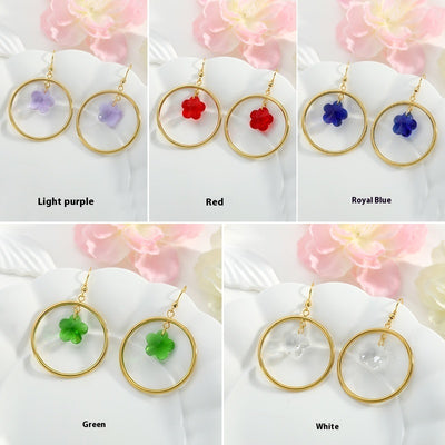 Color Geometric Advanced Sense Ear Rings