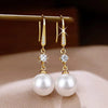 Temperament Fashion Earrings Face Slimming Golden Ear Rings