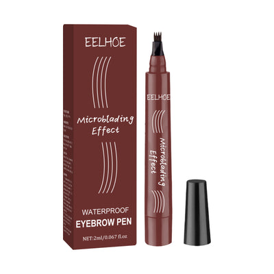 Four-fork Wild Water Eyebrow Pencil Modified Brow Style Waterproof And Sweat-proof