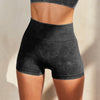 Denim Seamless Knitted Sports Yoga Clothes Women