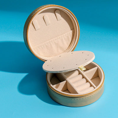 Rings Ear Studs Portable Mini Jewelry Storage Box