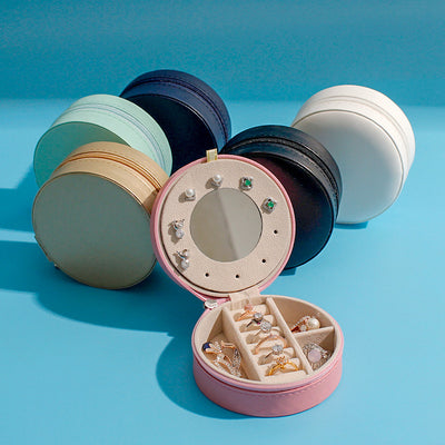 Rings Ear Studs Portable Mini Jewelry Storage Box