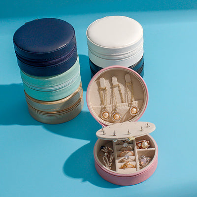 Rings Ear Studs Portable Mini Jewelry Storage Box