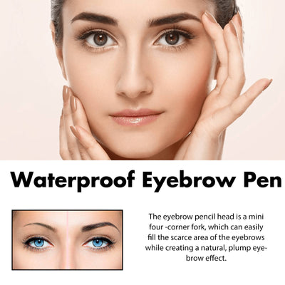 Four-fork Wild Water Eyebrow Pencil Modified Brow Style Waterproof And Sweat-proof