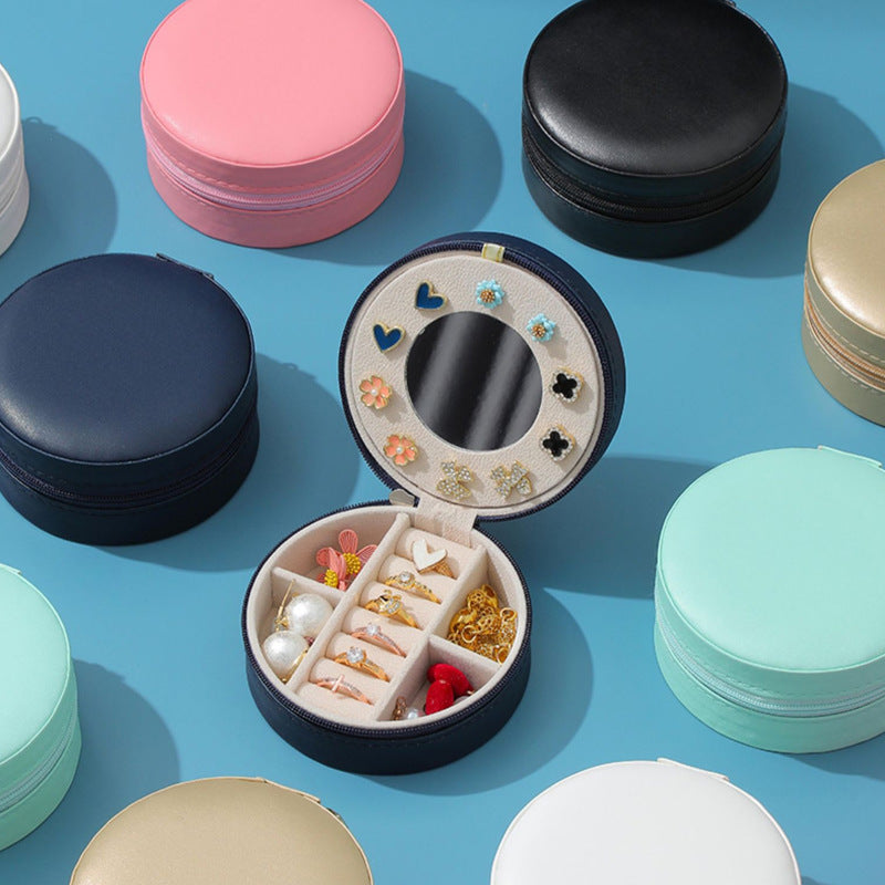 Rings Ear Studs Portable Mini Jewelry Storage Box