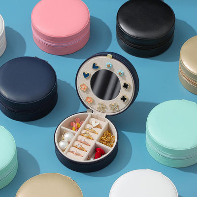 Rings Ear Studs Portable Mini Jewelry Storage Box