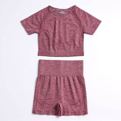 Seamless Knitted Yoga Clothes Women
